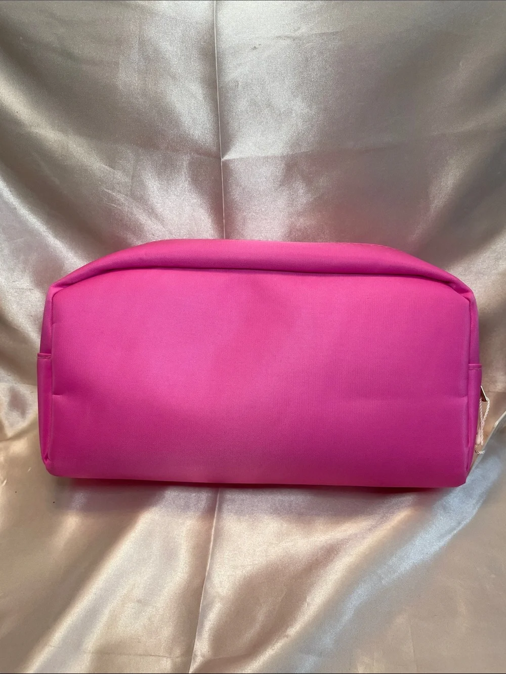 Bright Pink Smiley Cosmetic Pouch - NWT